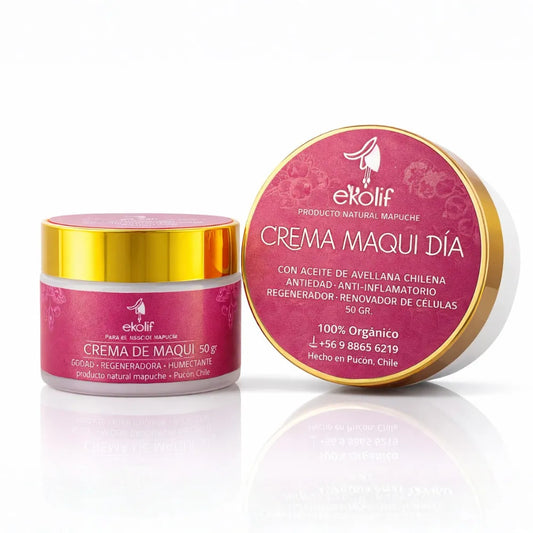 Crema Maqui Día Ekolif – Antiedad natural + protección diaria | Rostro y cuello