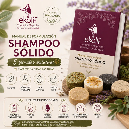 Manual de Formulación de Shampoo Sólido Ekolif | 5 Fórmulas + Guía para Crear las Tuyas