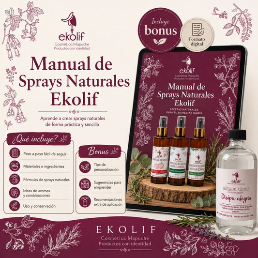 Manual de Sprays Naturales Ekolif | Guía Digital + Bonus