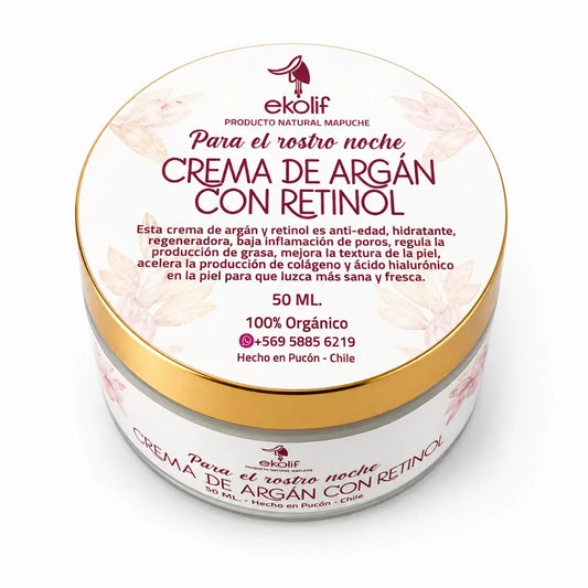 Crema Facial de Argán con Retinol Ekolif
