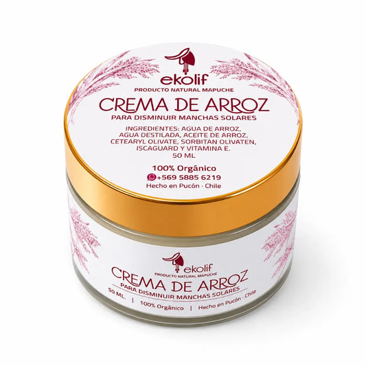 Crema Facial de Arroz Ekolif