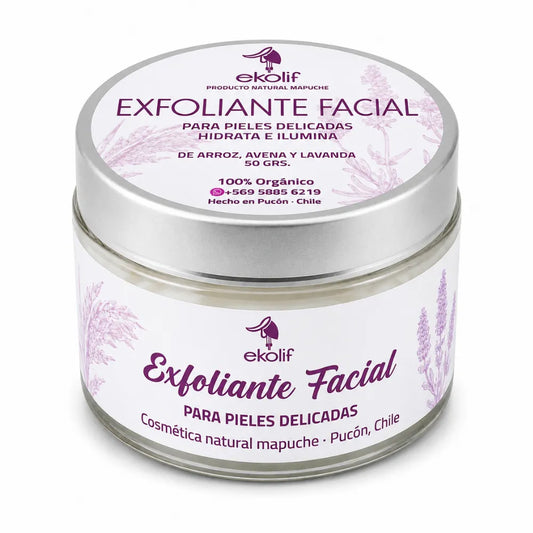 Exfoliante Facial para Pieles Delicadas Ekolif